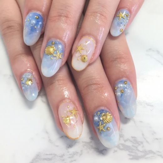 2018/07/27[ネイルカタログ] ネイルサロン ナイスネイルなんば店の人気ネイルデザインを更新しました！